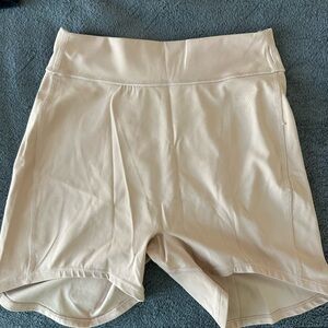 Gymshark Women's Beige Athletic Shorts